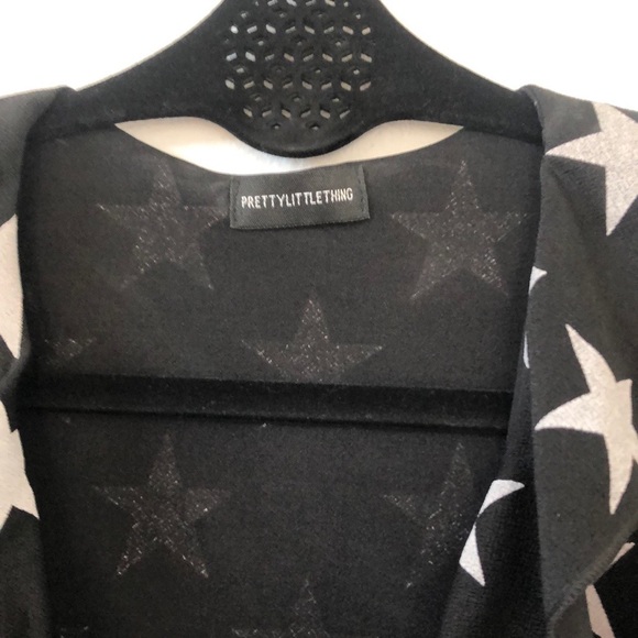 Pretty little Thing Cute Black Star Print Dress S - Picture 7 of 8